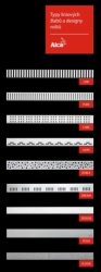 Rošt LINE - 850L k podlahovému žlabu lesklý