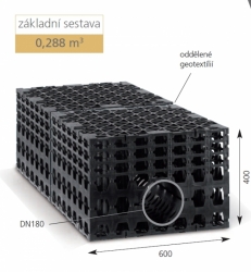 Vsakovací blok - sada 0,27 m3