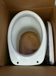Suchý klozet Wc mísa stojící včetně sedátka