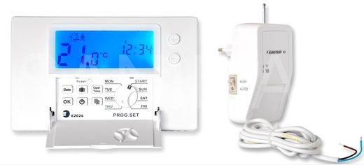 Bezdrátový termostat EUROTEMP 2026TX s proporcionální PI regulací